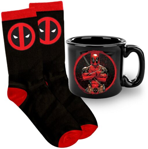 Marvel Deadpool Coffee Mug and Sock Pack